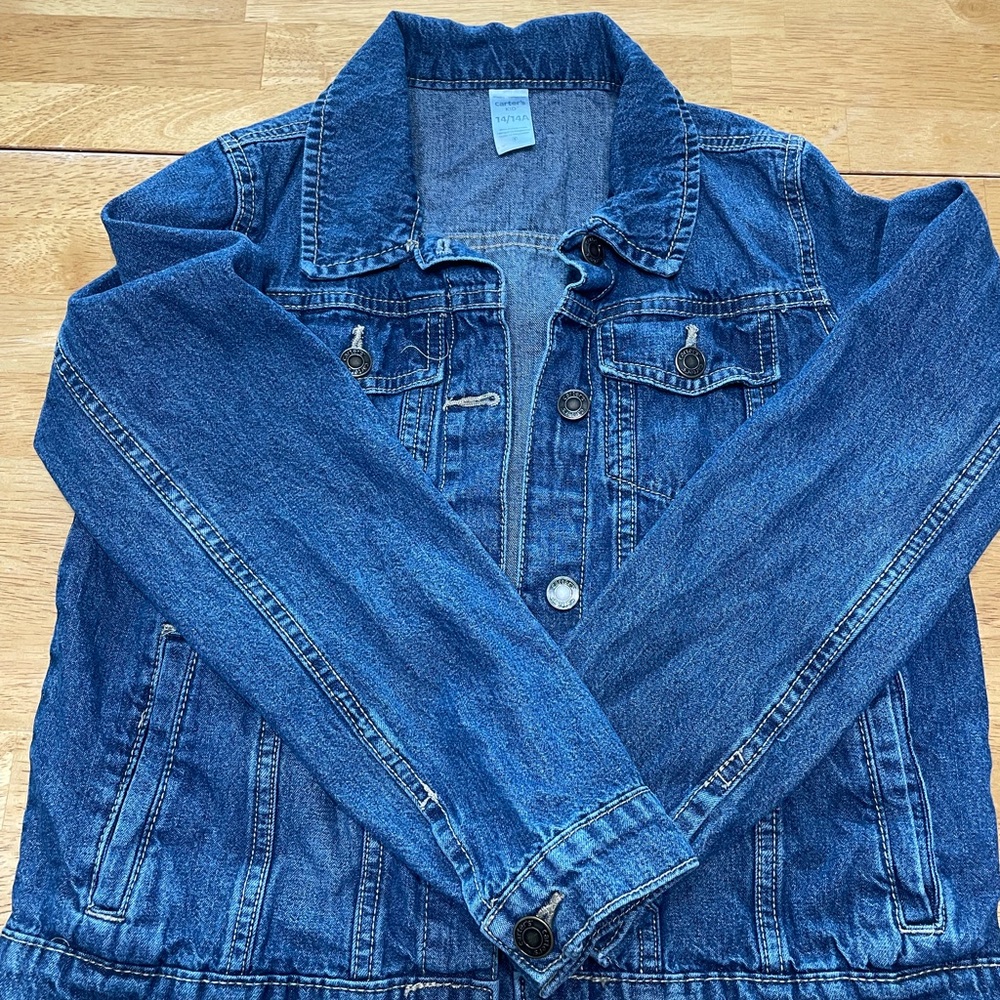 Carter's Dark Blue Denim Jacket